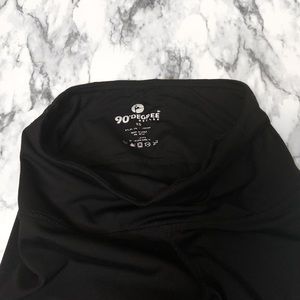 90 degree High waist black workout leggings